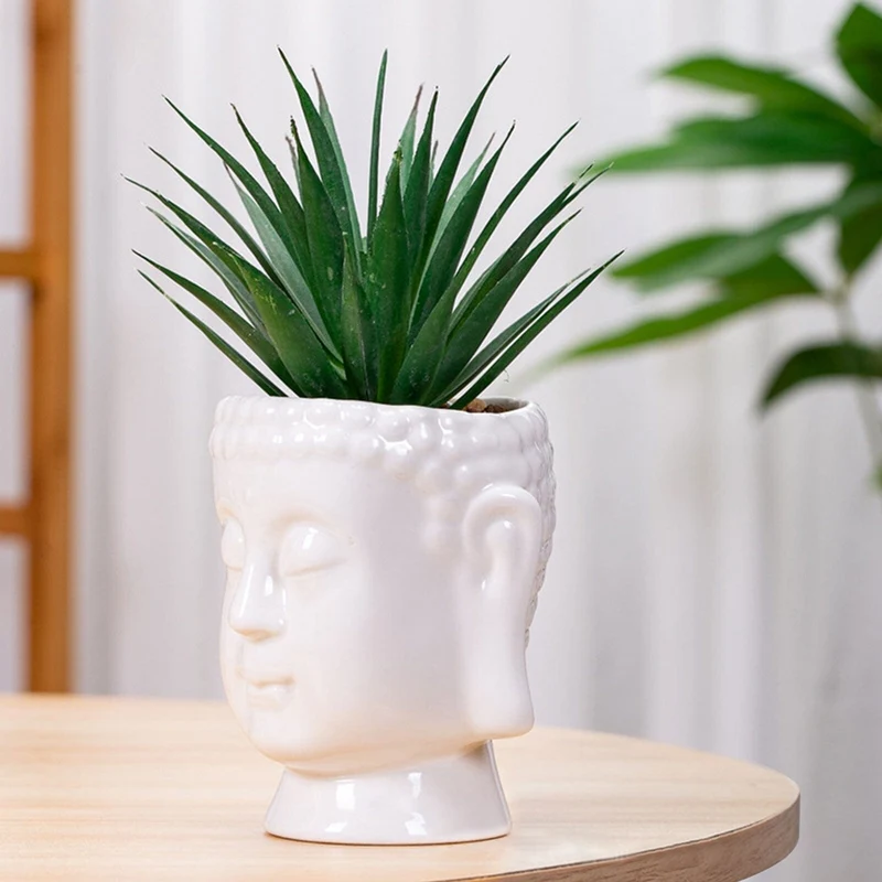 Pot de Fleur en Céramique Bouddha