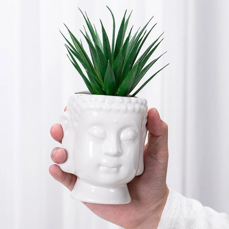 Pot de Fleur en Céramique Bouddha