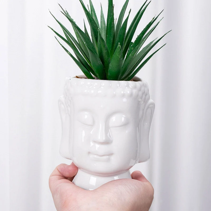 Pot de Fleur en Céramique Bouddha