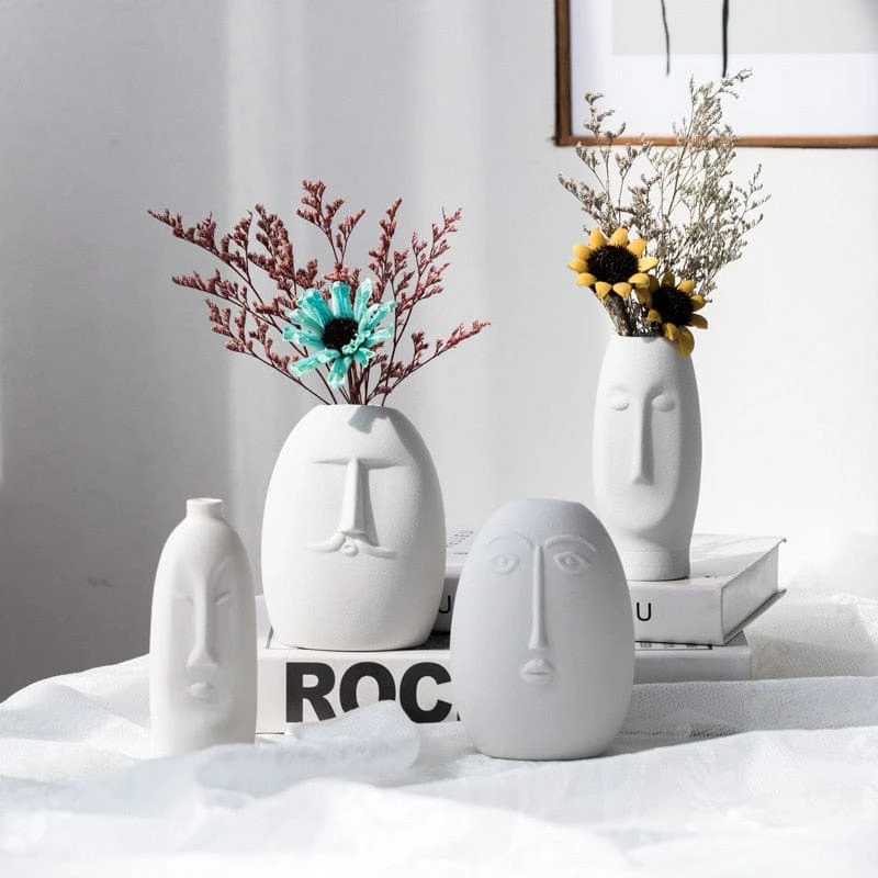 Vase Humoristique en Céramique
