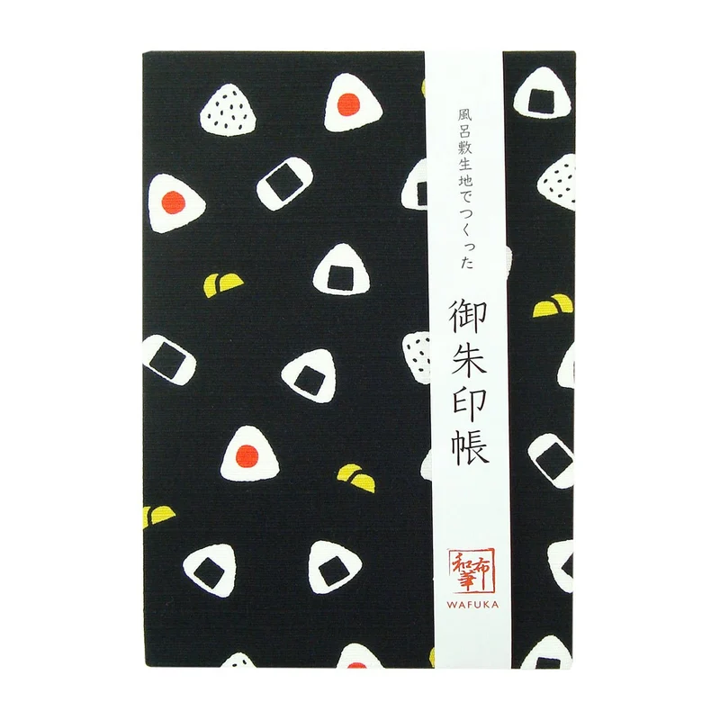 Wafuka Goshuincho 24 Fold Accordion Style Onigiri Design