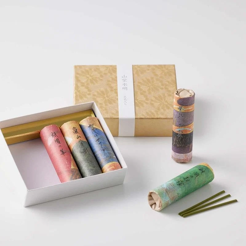 Kaneido Sanshi Suimei Low-Smoke Kyoto Incense Stick MIX