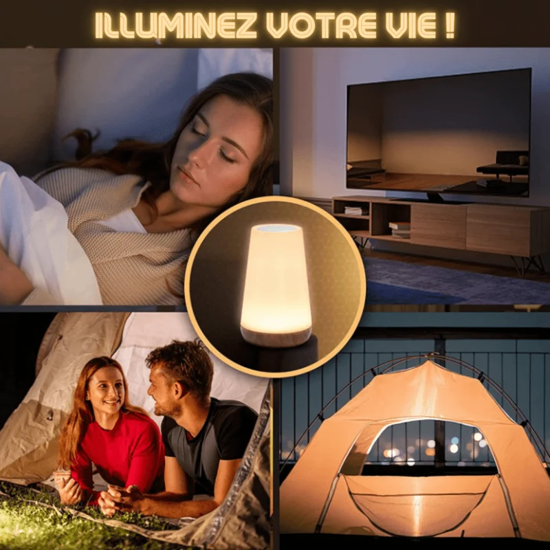 VividNight™ - Lampe LED portable et colorée