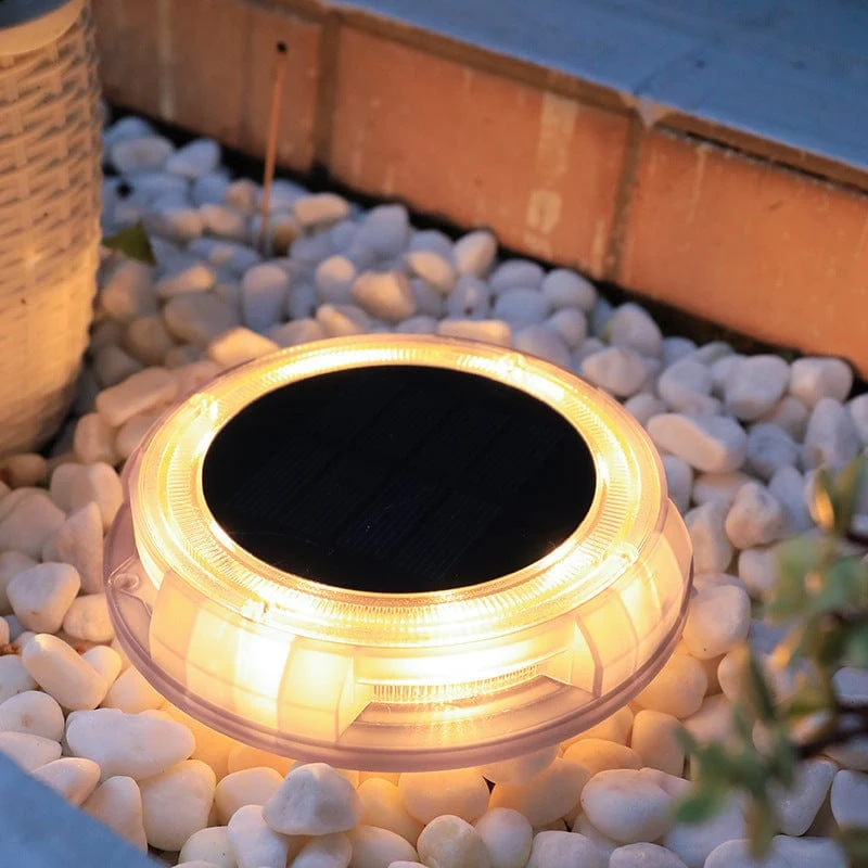 Spot Solaire Encastrable en Sol Premium de Jardin (Lot de 2 + 1 Offerte)