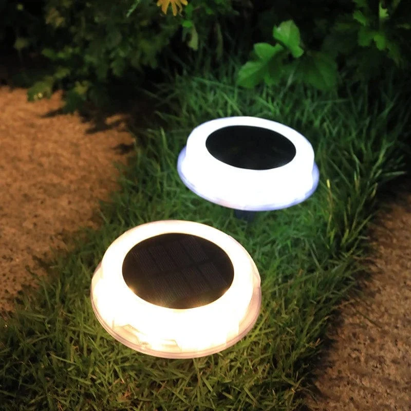 Spot Solaire Encastrable en Sol Premium de Jardin (Lot de 2 + 1 Offerte)