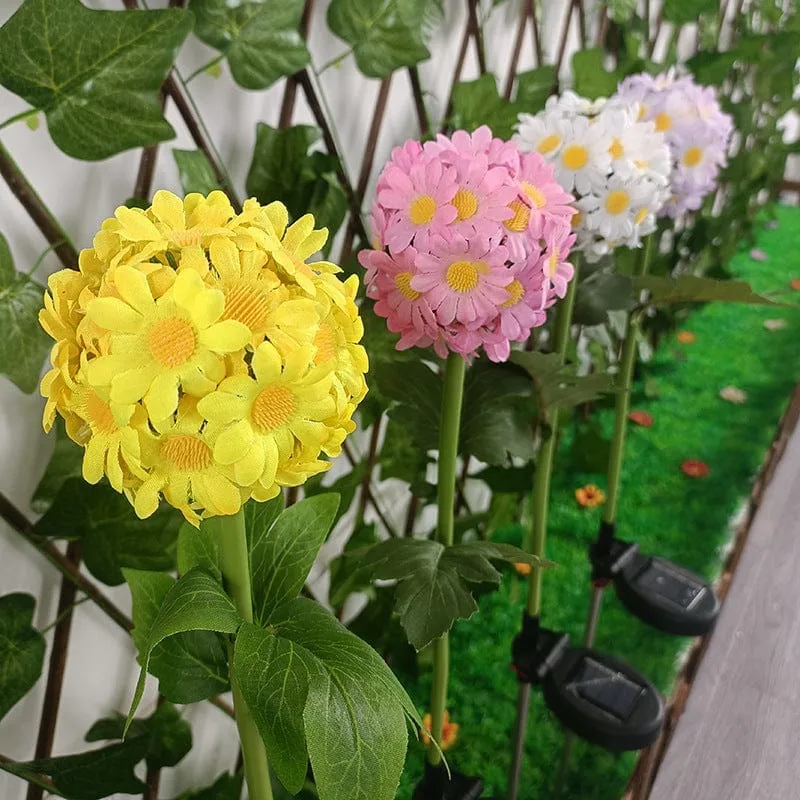 Lampe Solaire Fleur Extérieur Chrysanthème