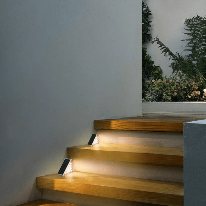 Spot Solaire Extérieur Escalier Anti-Vol