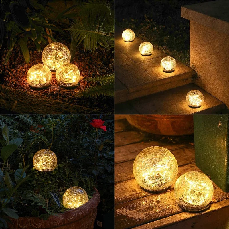 Lampe Boule Extérieur Solaire Lumi-Globe Enchanté