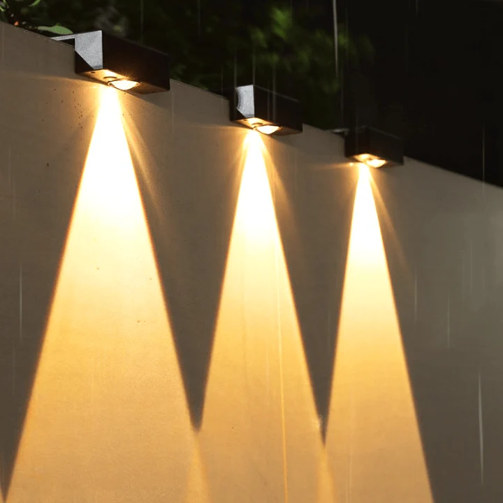 Applique Murale Extérieur Solaire Contrôle Intelligent Luminia (Lot de 2 + 1 Offert)
