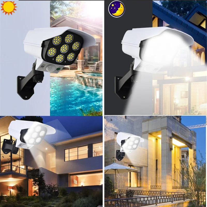 Projecteur Solaire avec Détecteur de Mouvement Puissant