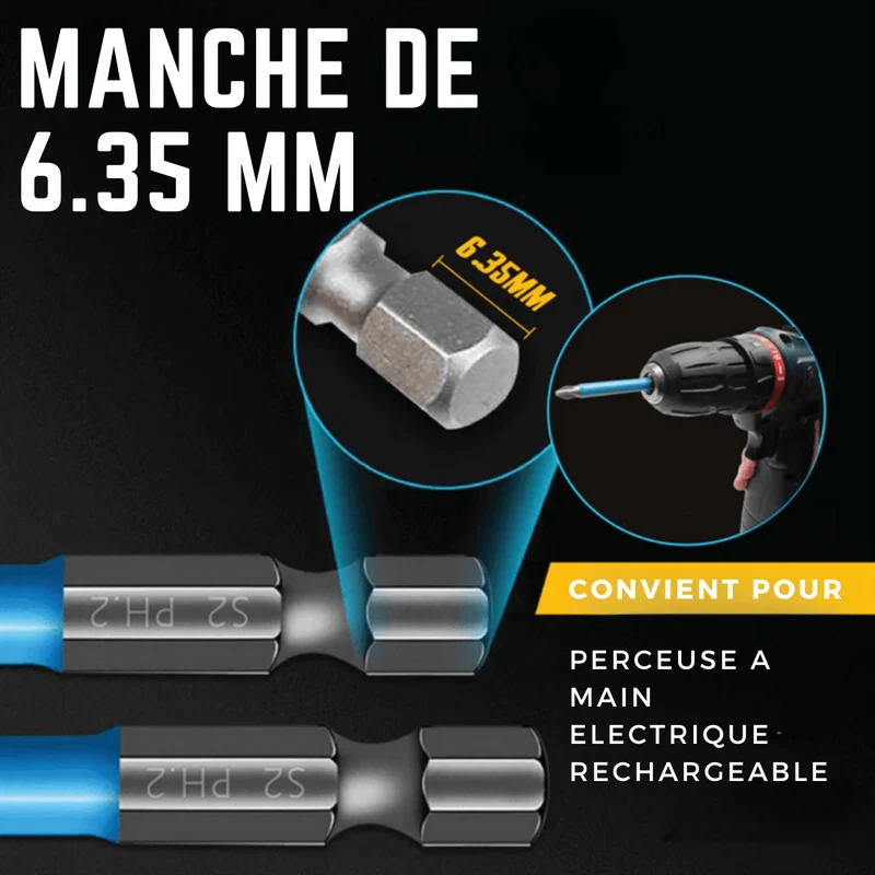 Kit d'Embouts de Visseuse Haute Performance