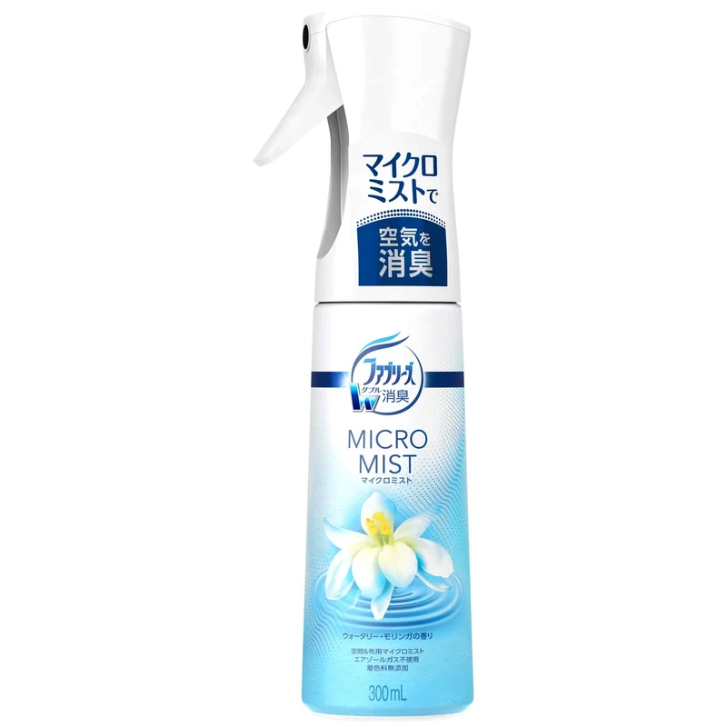 Febreze Micro Mist Deodorizing Spray Watery Moringa Scent Bottle 300 mL