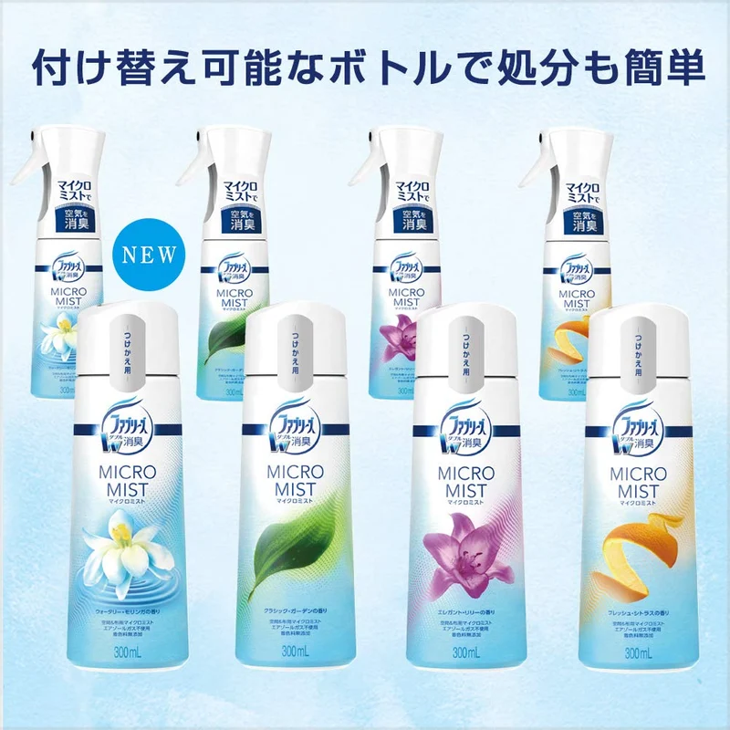 Febreze Micro Mist Fresh Citrus Scent Spray Bottle 300 mL