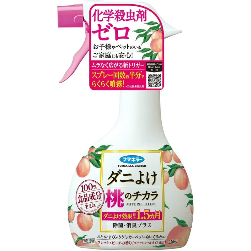 Fumakilla Mite Repellent Peach Power 350ml