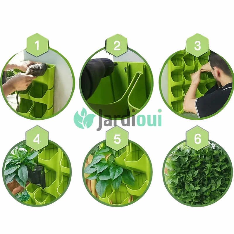 Jardinière verticale auto-arrosante (1 pièce)