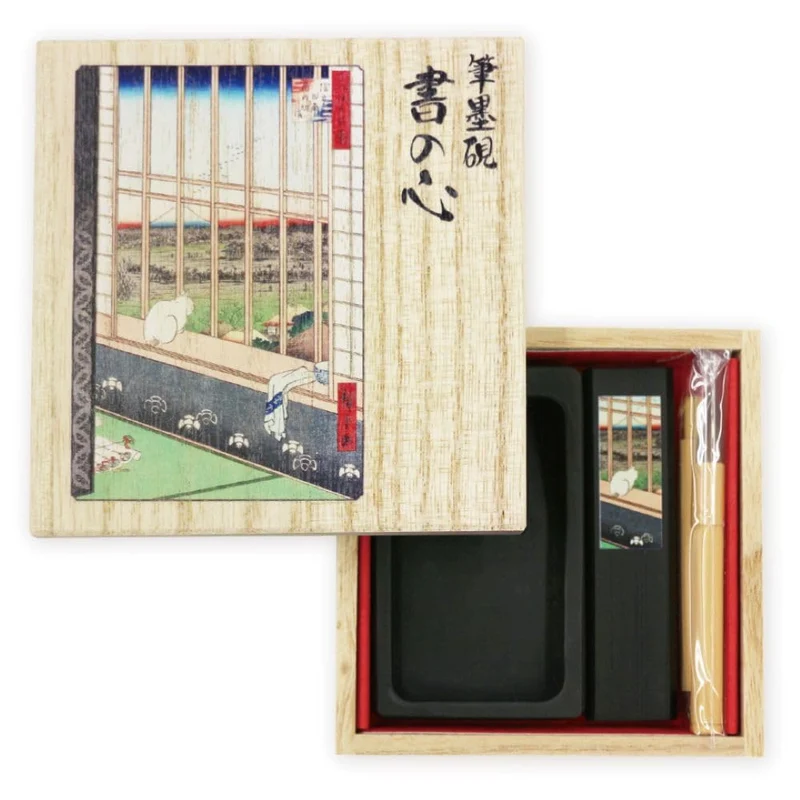 Hyogensha Sho no Kokoro Cat by the Window Paulownia Box