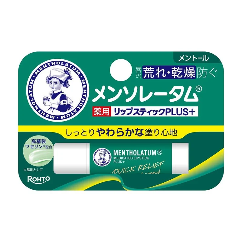 Rohto Mentholatum Lip Stick Plus Menthol 4.5g