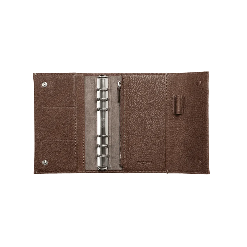 TSUCHIYA KABAN Tone Oilnume Multi-Pocket Bible Planner Made in Japan