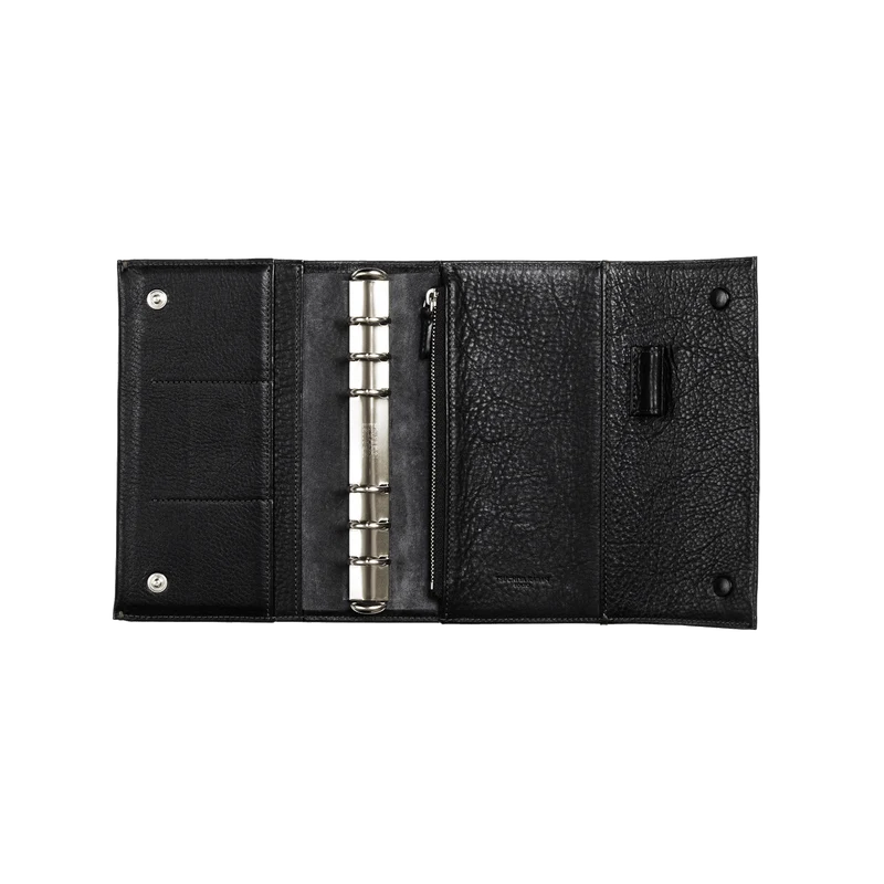TSUCHIYA KABAN Tone Oilnume Multi-Pocket Bible Planner Made in Japan