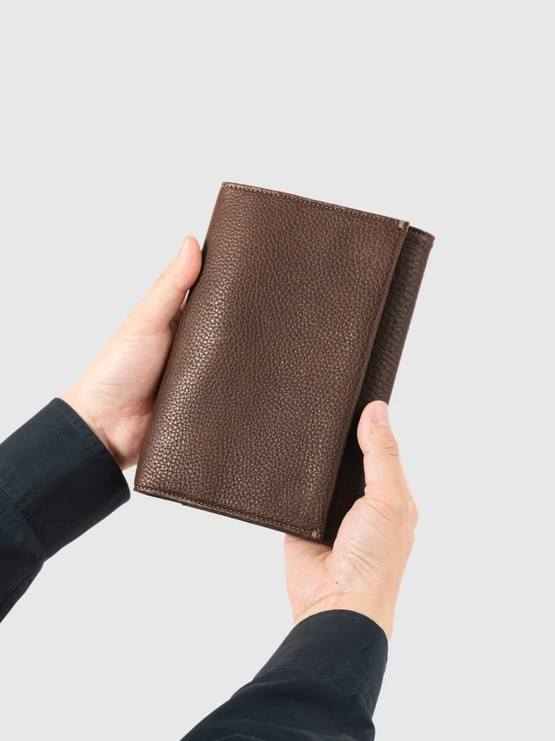TSUCHIYA KABAN Tone Oilnume Multi-Pocket Bible Planner Made in Japan