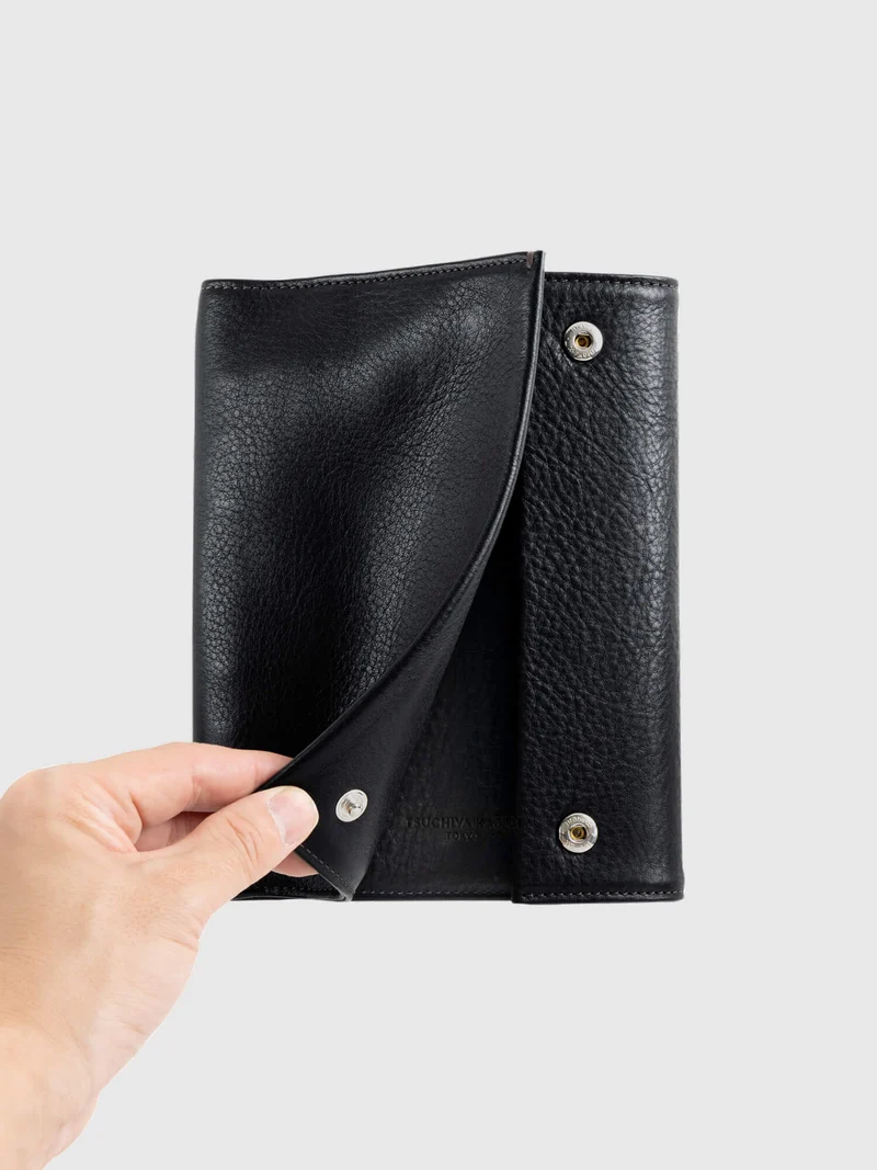 TSUCHIYA KABAN Tone Oilnume Multi-Pocket Bible Planner Made in Japan
