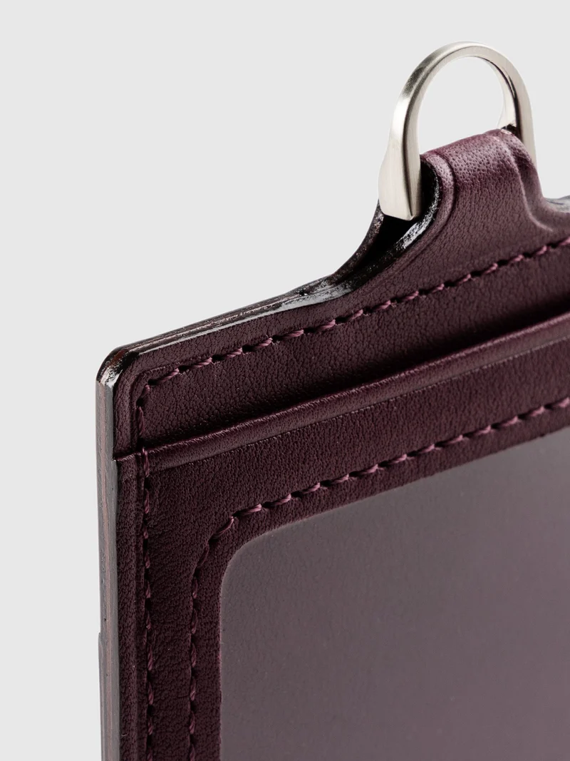 TSUCHIYA KABAN Nume Vertical ID Card Holder Made in Japan