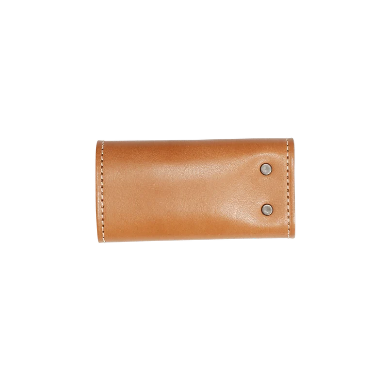 TSUCHIYA KABAN Natura Leather Key Case Nude Leather Made in Japan