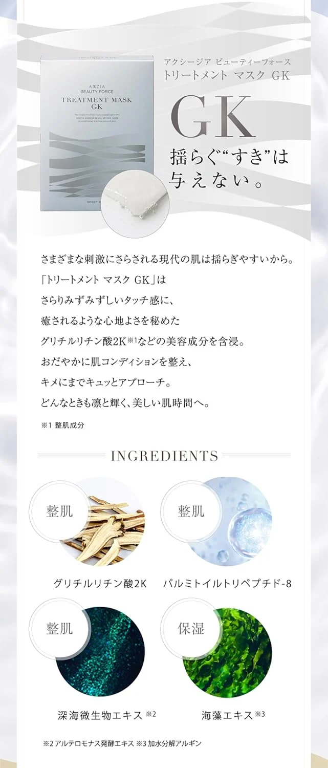 AXXZIA Beauty Force Treatment Mask GK 1 Sheet