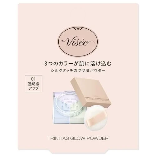 KOSE Visee Trinitas Glow Powder Face Powder 01 Clear Veil 5 5g