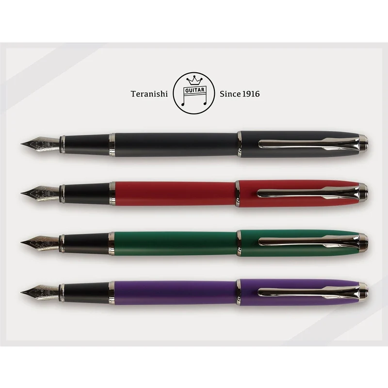 Tamanishiki Chemical Guitar Fountain Pen Purple F Nib