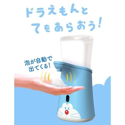 Muse DORAEMON Design No Touch Foam Hand Soap Dispenser + Refill Bottle Normal 250ml x 3