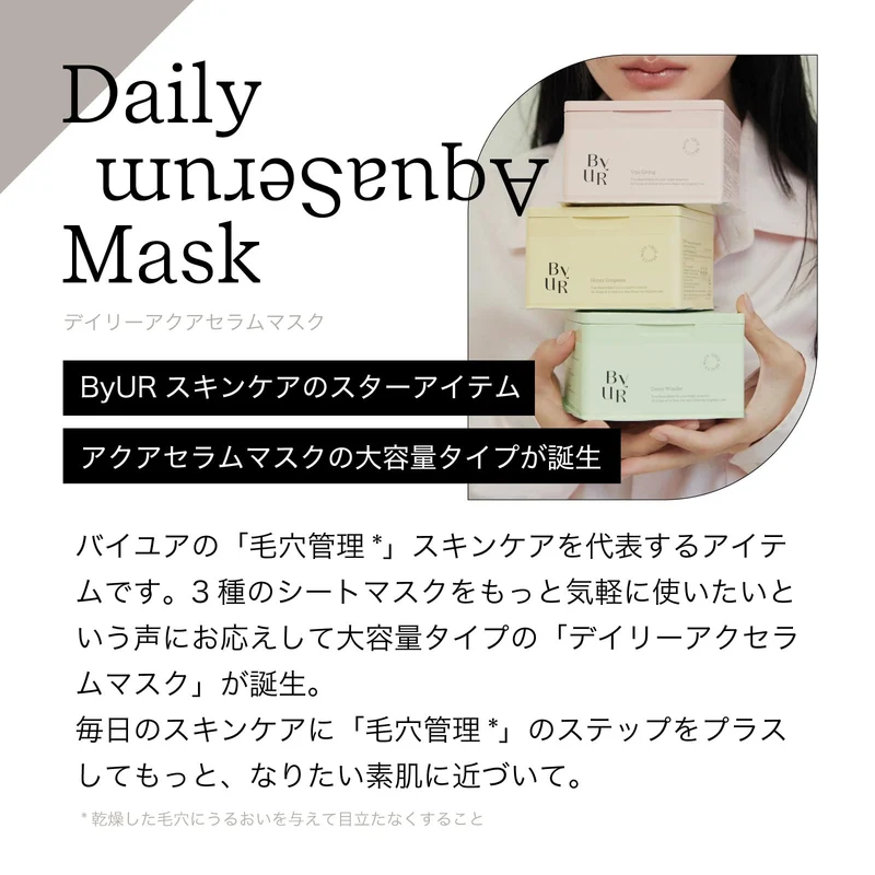 ByUR Face Pack Sheet Mask 30 sheets