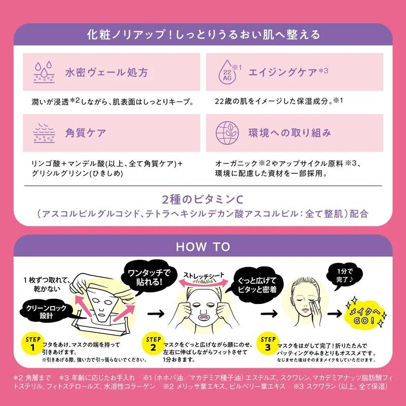 SABORINO Morning Face Mask Ripe Fruit High Moisturizing Type N 30sheet