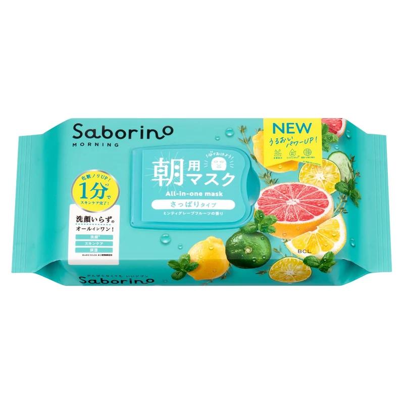 SABORINO Morning Face Mask Refreshing Fruits Refreshing Type N 32sheet