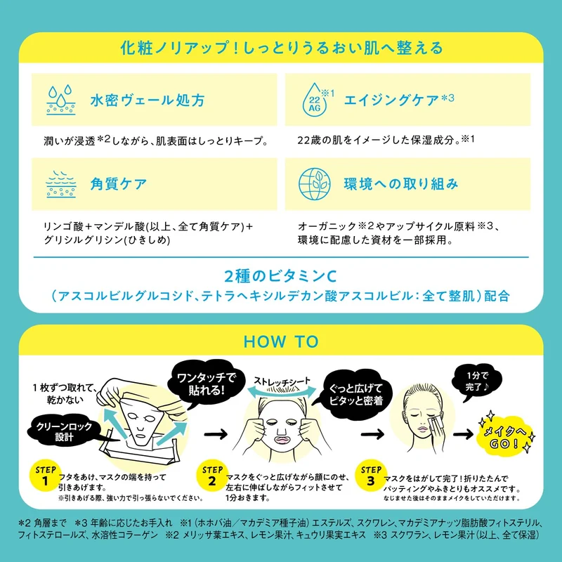 SABORINO Morning Face Mask Refreshing Fruits Refreshing Type N 32sheet