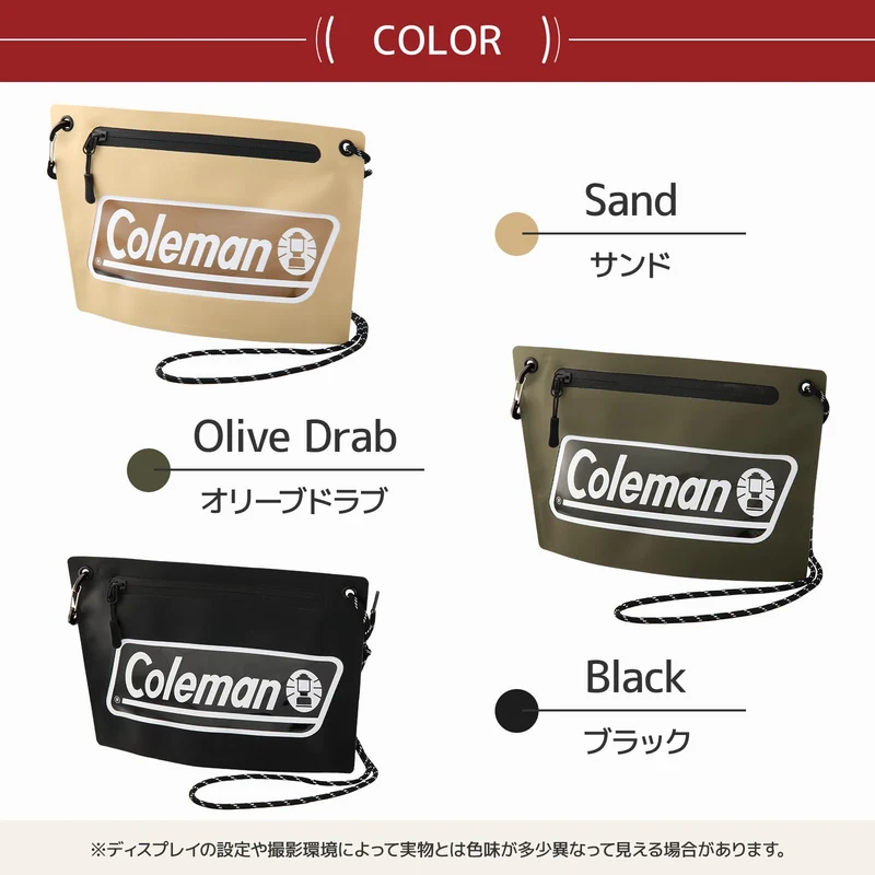 Coleman Seamless Sacoche Shoulder Bag VCO-8778 Black