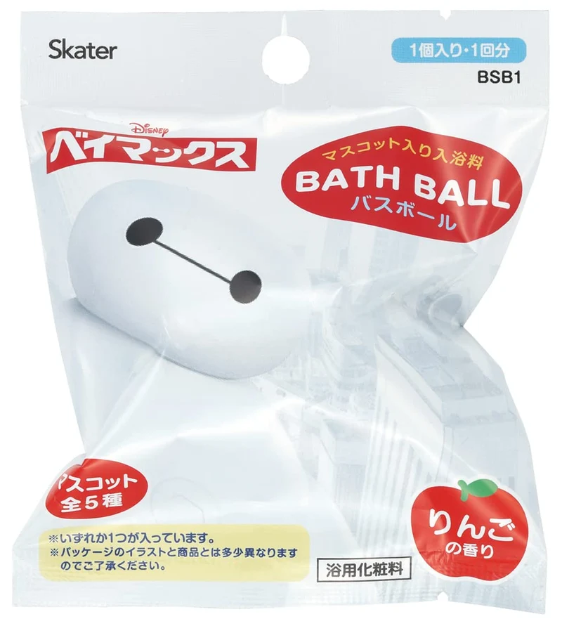 Skater Disney Baymax Bath Bomb with Mascot Bath Ball BSB1-A