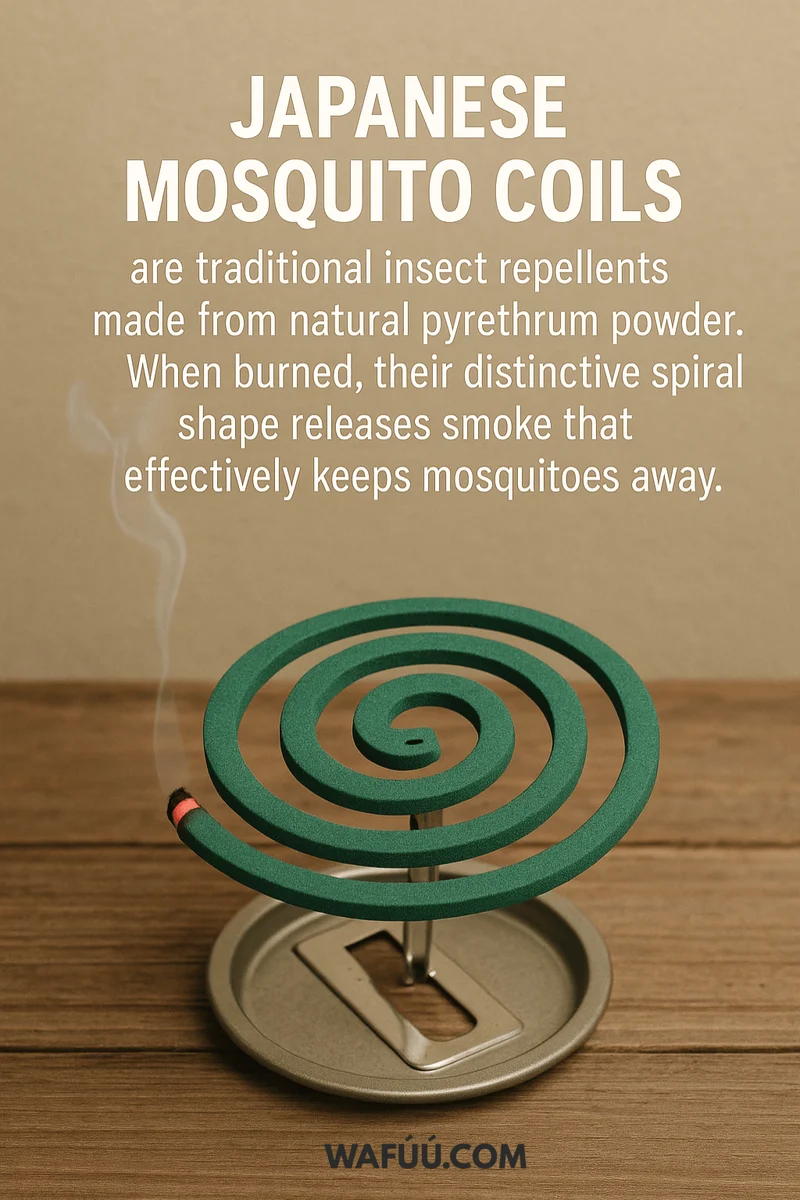 KINCHO Katori Senko Mosquito Coils 10pack Effective Against Flies Thick Roll for Camping & Outdoors