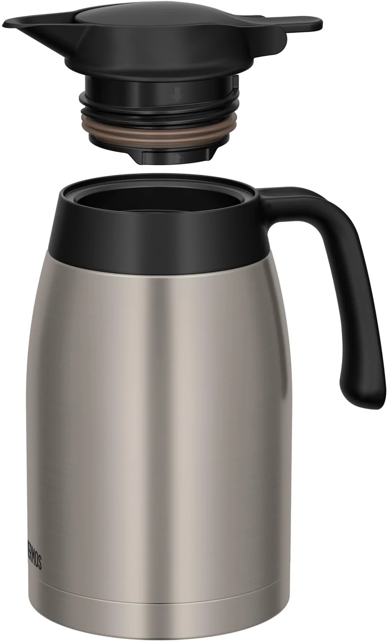 Thermos Stainless Steel Pot Insulated Tabletop Vacuum Flask TTB-1501 Matte 1.5L