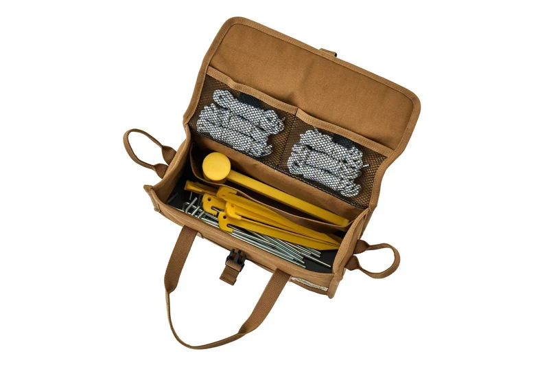 Coleman Peg Case Waterproof Canvas Storage for Camping Tent Tarp Shade Compact