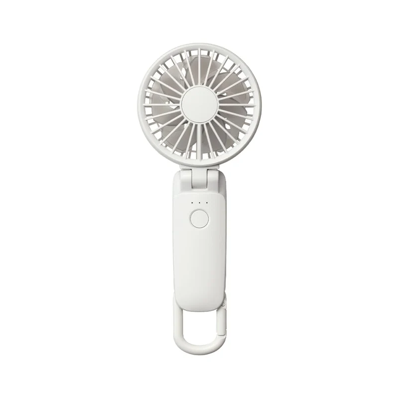 Rhythm Handy Fan 2025 Silent 3 Way Portable Type-C 5 Speed 9ZF040RH08 Light Gray