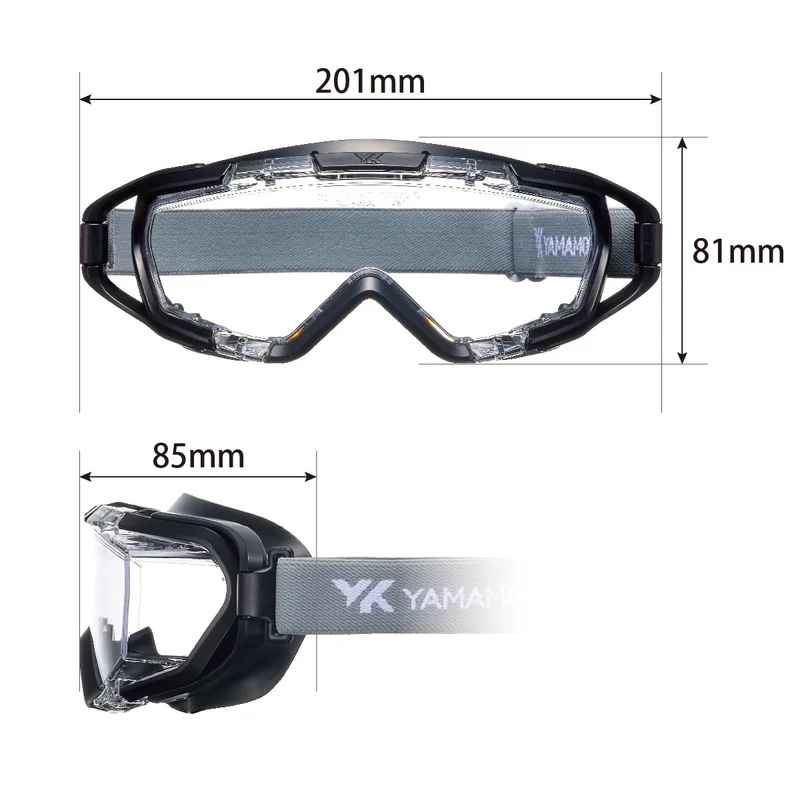 Yamamoto Optical Protective Goggles Anti-Fog Scratch Resistant YG-1000 Japan