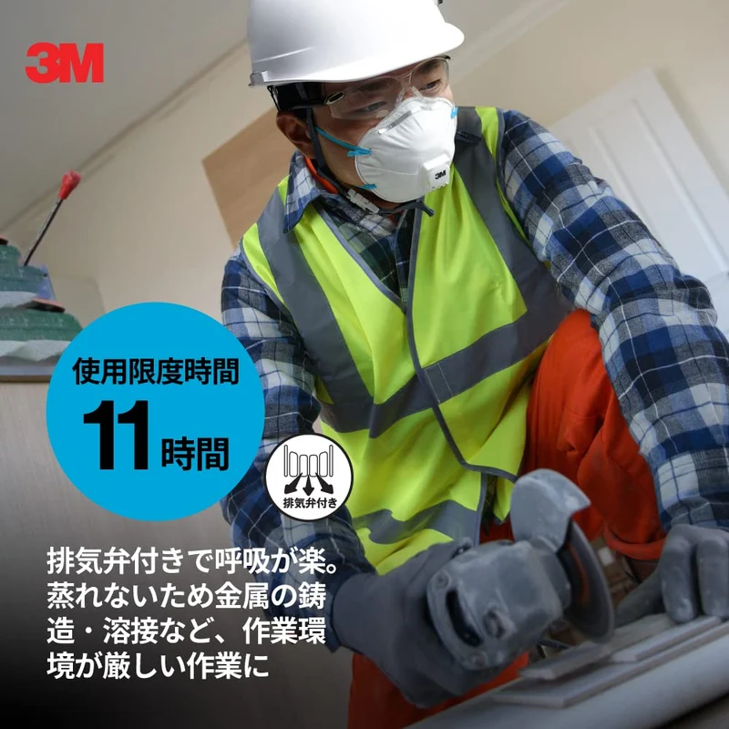 3M Dust Mask N95 Equivalent Protective Respirator 8805-DS2 10 Pack