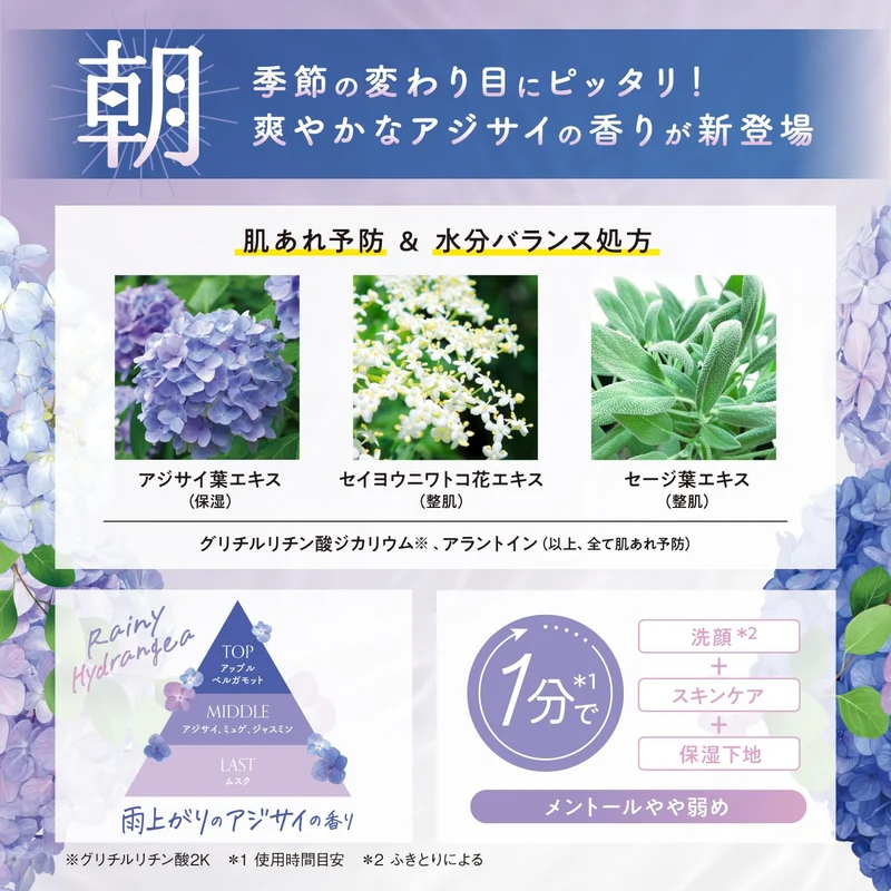 Saborino Wake Up Sheet Hydrangea Scent HY25 30 Sheets
