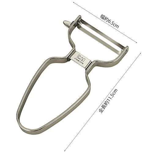 KAI Peeler Stainless Steel DH7163 Made in Japan