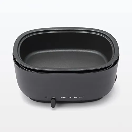 MUJI JAPAN Deep Grill Pot MJ-HPFK1 2021AW model Black 100V