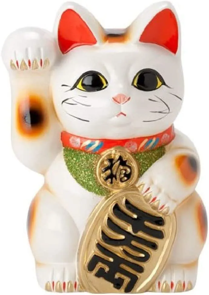 Manekineko White koban cat