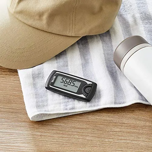TANITA Pedometer Activity Meter Black AM-161 BK Smartphone-linked