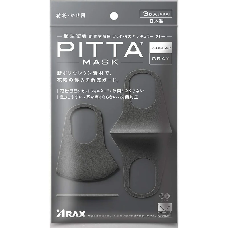 ARAX PITTA Mask regular gray