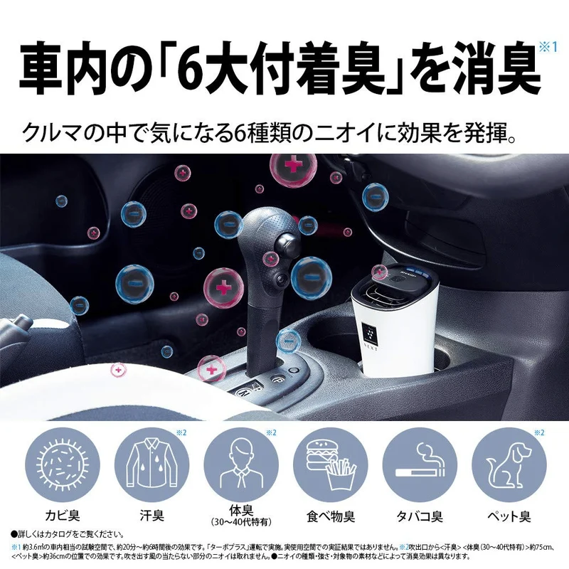 Sharp IG-MX15 Plasmacluster Ion Generator For Cars, Cup Holder Type